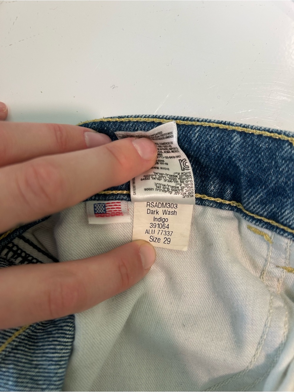 Vintage American Apparel High Waisted Denim Shorts Size 29 - Picture 8 of 8